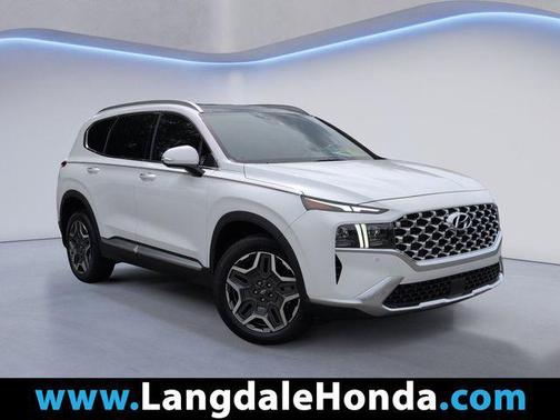Serenity White Pearl 2023 Hyundai SANTA FE Limited
