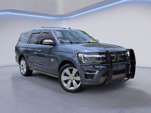 Infinite Blue Metallic Tinted Clearcoat 2022 Ford Expedition King Ranch