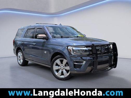 Infinite Blue Metallic Tinted Clearcoat 2022 Ford Expedition King Ranch
