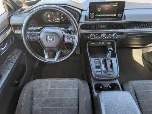 Platinum White Pearl 2024 Honda CR-V Hybrid Sport FWD