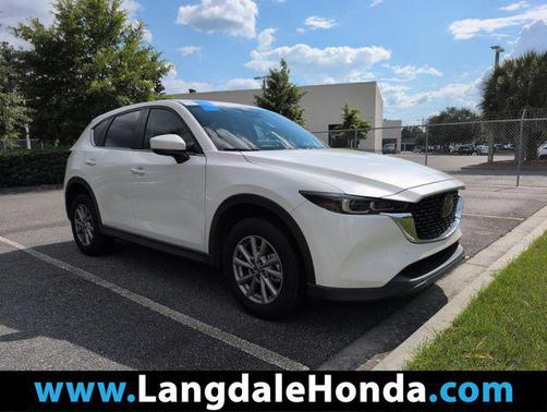 White Metallic 2023 Mazda CX-5 2.5 S Preferred Package