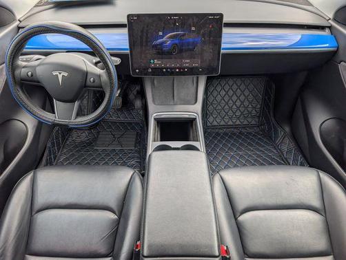 Deep Blue Metallic 2022 Tesla Model Y Long Range Dual Motor All-Wheel Drive