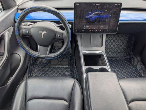 Deep Blue Metallic 2022 Tesla Model Y Long Range Dual Motor All-Wheel Drive