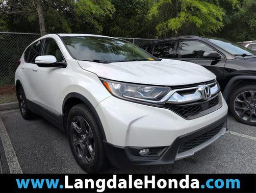 Platinum White 2019 Honda CR-V EX-L