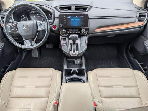 Platinum White 2019 Honda CR-V EX-L