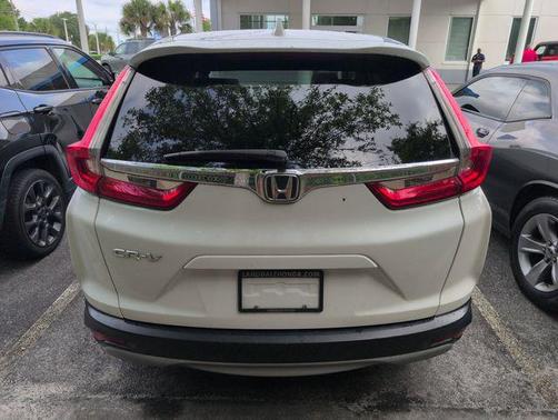 Platinum White 2019 Honda CR-V EX-L