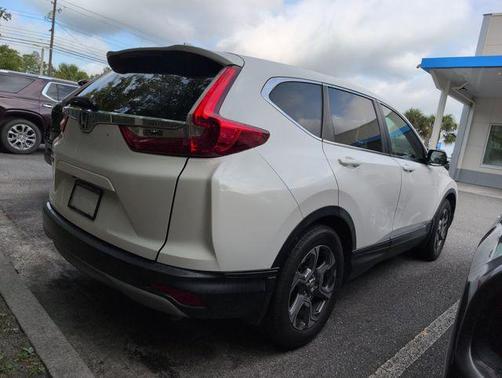 Platinum White 2019 Honda CR-V EX-L