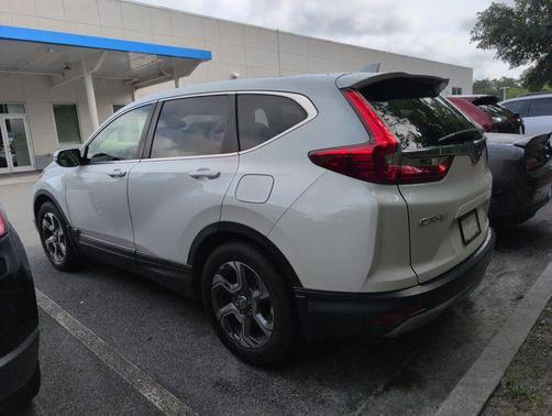 Platinum White 2019 Honda CR-V EX-L
