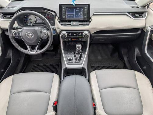 Blizzard Pearl 2022 Toyota RAV4 Hybrid XLE Premium