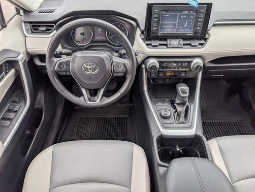 Blizzard Pearl 2022 Toyota RAV4 Hybrid XLE Premium