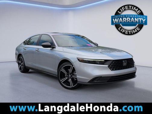 Silver Metallic 2026 Honda Accord Hybrid Sport
