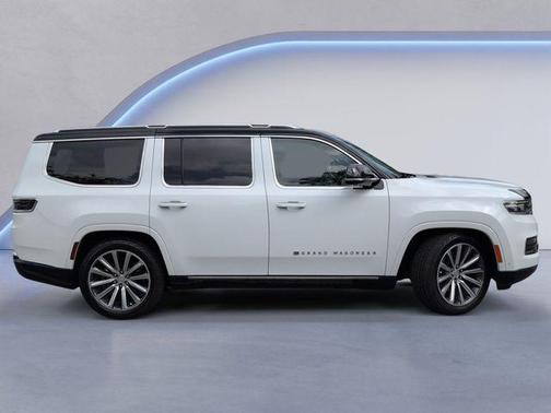 Bright White Clearcoat 2023 Jeep Grand Wagoneer Obsidian 4x4