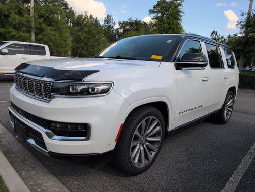 Bright White Clearcoat 2023 Jeep Grand Wagoneer Obsidian 4x4