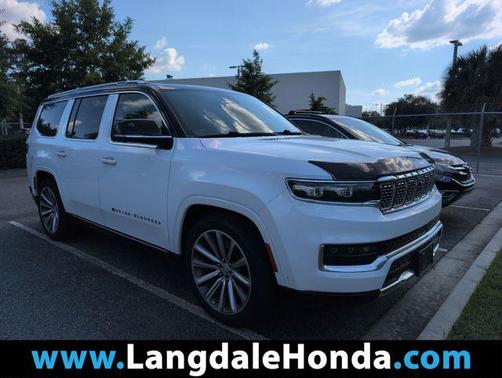 Bright White Clearcoat 2023 Jeep Grand Wagoneer Obsidian 4x4