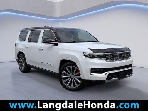 Bright White Clearcoat 2023 Jeep Grand Wagoneer Obsidian 4x4