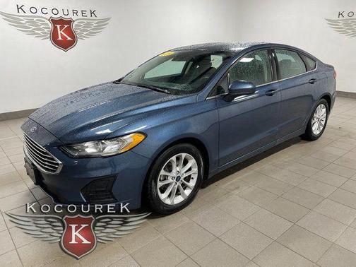 Blue Metallic 2019 Ford Fusion SE