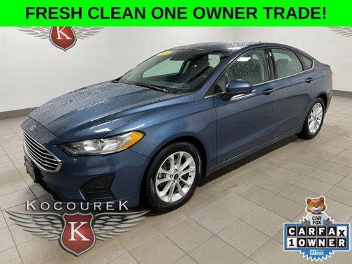 Blue Metallic 2019 Ford Fusion SE