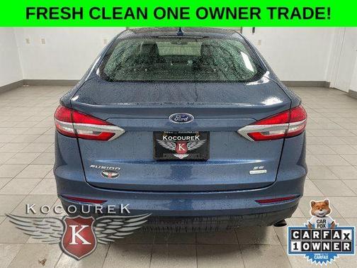 Blue Metallic 2019 Ford Fusion SE