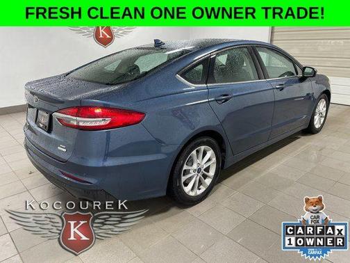 Blue Metallic 2019 Ford Fusion SE