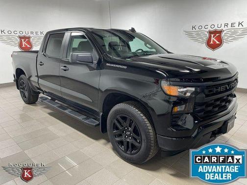 Black 2024 Chevrolet Silverado 1500 Custom