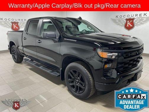 Black 2024 Chevrolet Silverado 1500 Custom