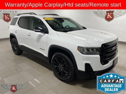Summit White 2023 GMC Acadia SLE