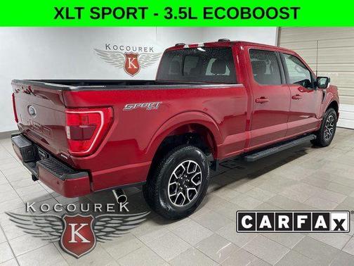 Red 2022 Ford F-150 XLT