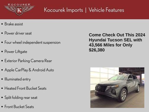 Hampton Gray 2024 Hyundai TUCSON SEL