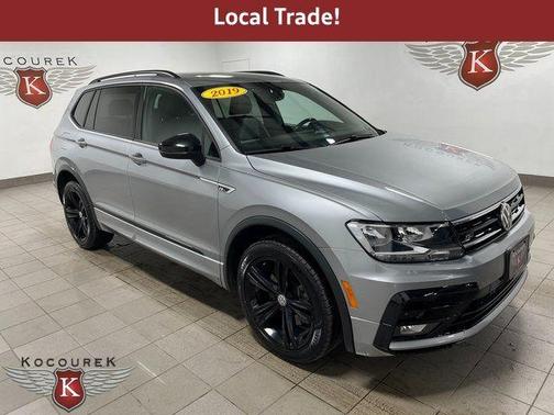 Pyrite Silver Metallic 2019 Volkswagen Tiguan 2.0T SEL R-Line Black