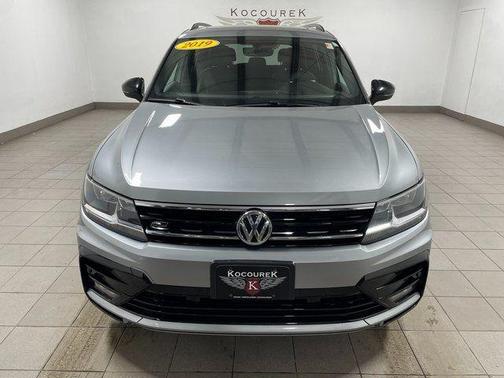 Pyrite Silver Metallic 2019 Volkswagen Tiguan 2.0T SEL R-Line Black