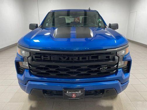 Glacier Blue Metallic 2024 Chevrolet Silverado 1500 Custom