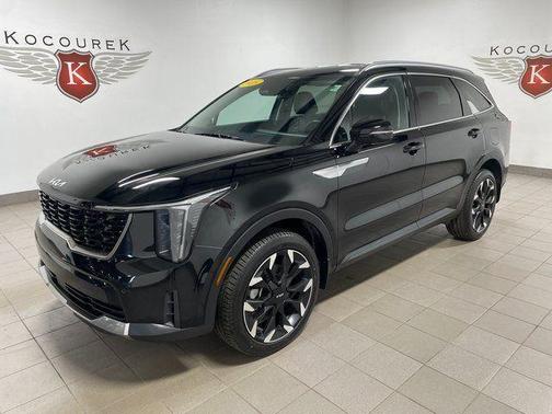 Black 2025 Kia Sorento X-Line EX