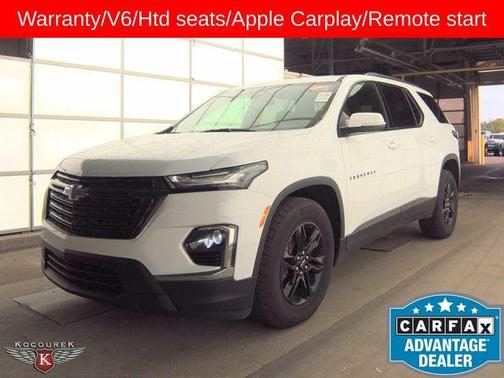 Summit White 2023 Chevrolet Traverse LT Cloth