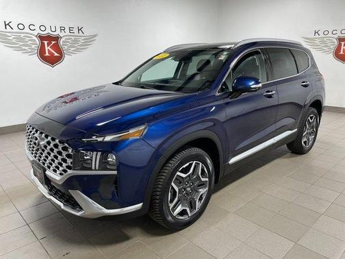 Stormy Blue 2022 Hyundai SANTA FE Limited