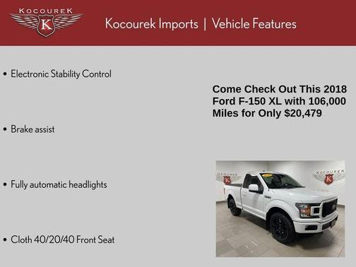 Oxford White 2018 Ford F-150 XL