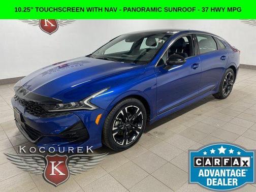 Sapphire Blue 2022 Kia K5 GT-Line