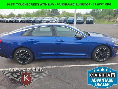 Sapphire Blue 2022 Kia K5 GT-Line