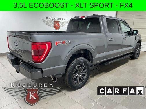 Gray 2022 Ford F-150 XLT