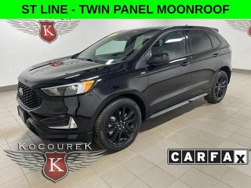 Black Metallic 2024 Ford Edge ST Line