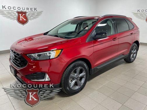 Red Metallic 2023 Ford Edge SEL