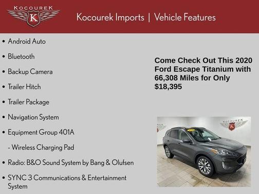 Magnetic 2020 Ford Escape Titanium