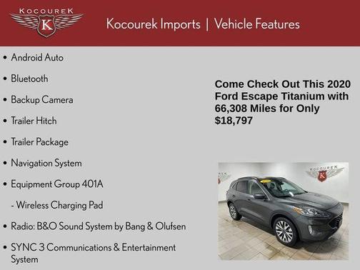 Magnetic 2020 Ford Escape Titanium
