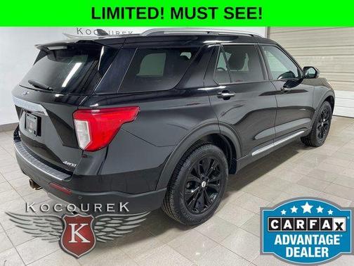 Black 2022 Ford Explorer Limited