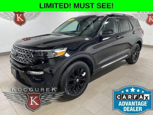 Black 2022 Ford Explorer Limited