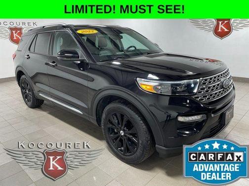 Black 2022 Ford Explorer Limited
