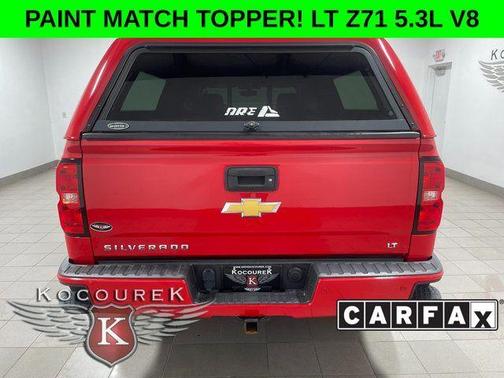 Red 2018 Chevrolet Silverado 1500 LT