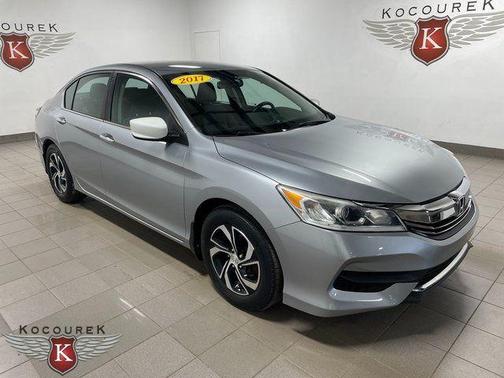 Silver 2017 Honda Accord LX