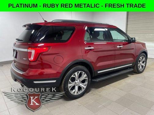 Ruby Red 2018 Ford Explorer Platinum