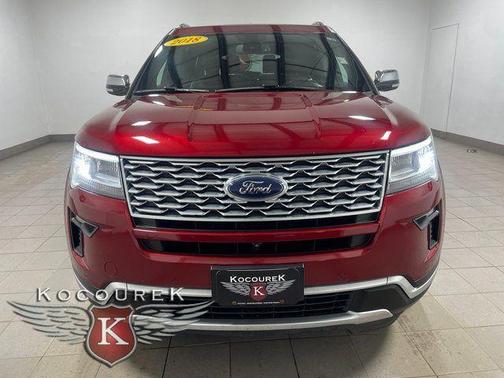 Ruby Red 2018 Ford Explorer Platinum