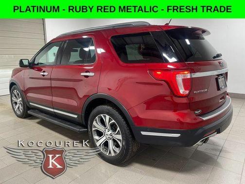 Ruby Red 2018 Ford Explorer Platinum